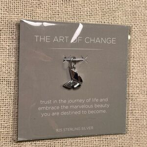 Origami Owl Silver Origami Butterfly Core Pendant Charm